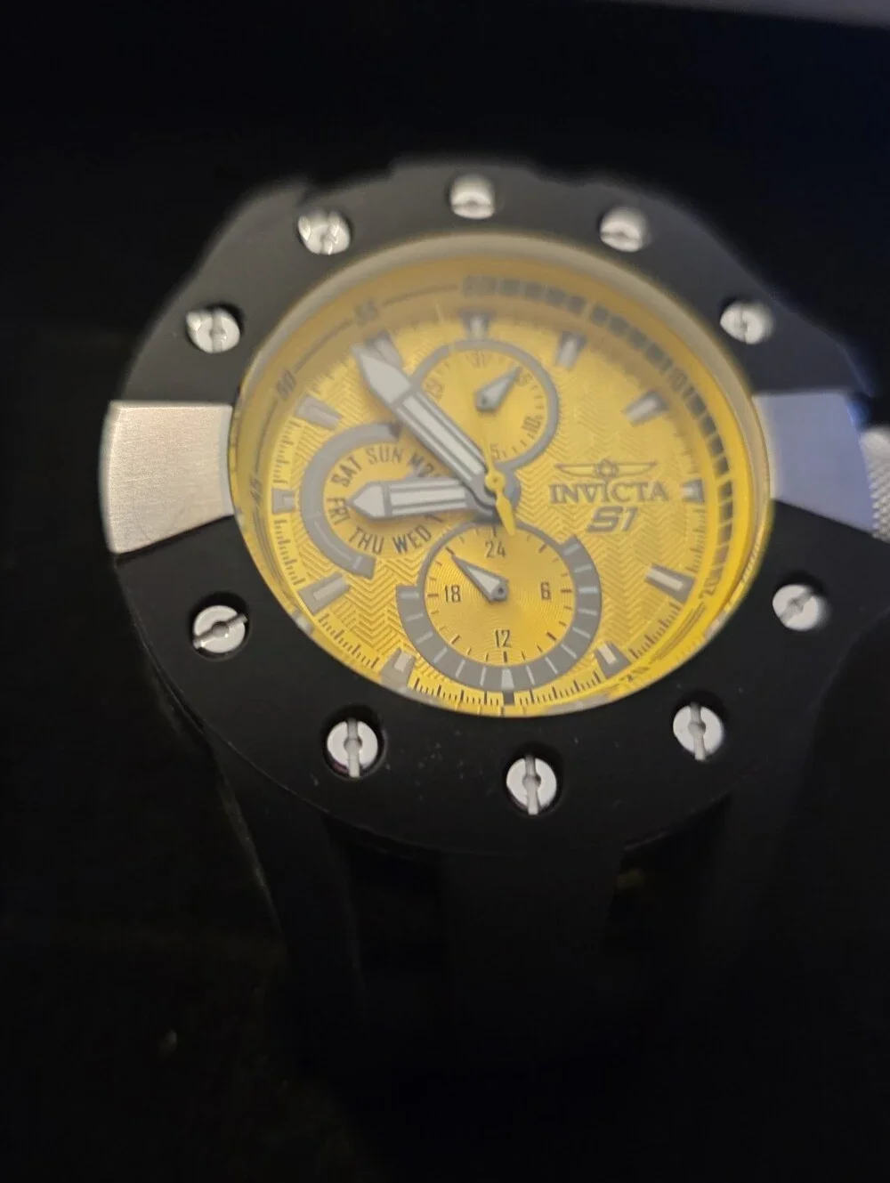 336.  Invicta S1 Rally Splitter Men's Watch - 49mm. Black (48120)